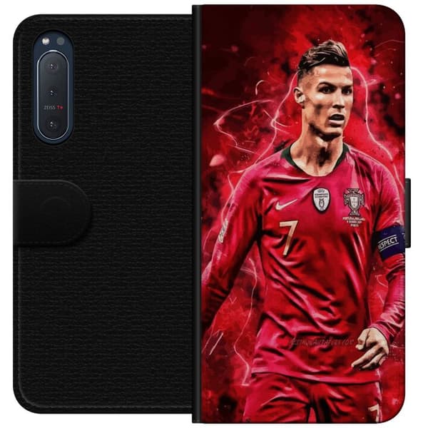 Sony Xperia 5 II Plånboksfodral Ronaldo Skills – CR7 Design för Äkta Supporters