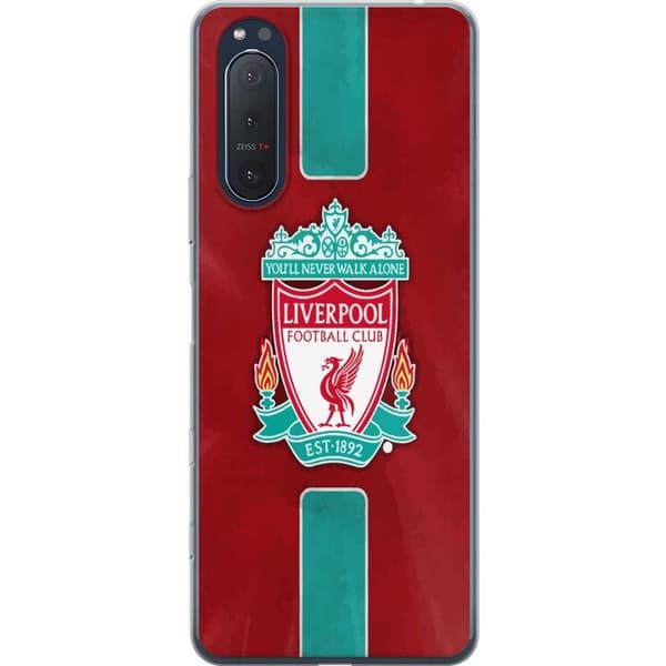 Sony Xperia 5 II Gennemsigtig cover Liverpool FC - Klassisk Fodboldstolthed i Rødt