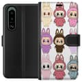 Pikkukuva 1 / 3: Sony Xperia 5 III Lompakkokotelo Labubu Pink Monster - Popkulttuuri Kawaii-kosketuksella