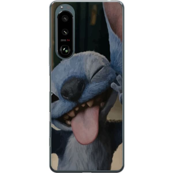 Sony Xperia 5 III Genomskinligt Skal Stitch Söt Alien – Blå Favorit från Yttre Rymden