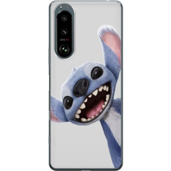 Sony Xperia 5 III Genomskinligt Skal Stitch i Fart – Kawaii Design för Fans & Barn