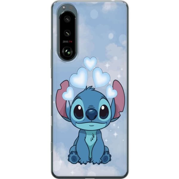 Sony Xperia 5 III Läpinäkyvä kuori Stitch Hyppäävä Ilo - Hauska Suunnittelu Lahjalle