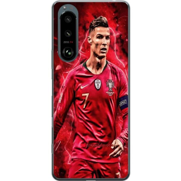 Sony Xperia 5 III Gennemsigtig cover Ronaldo Færdigheder - CR7 Design for Ægte Fans