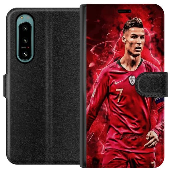 Sony Xperia 5 IV Plånboksfodral Ronaldo Skills – CR7 Design för Äkta Supporters