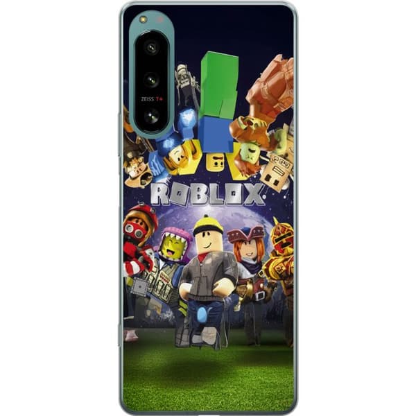 Sony Xperia 5 IV Gennemsigtig cover Roblox Verden - Gaming Eventyr for Børn og Unge