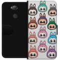 Miniatyrbillede 1 af 3: Sony Xperia XA2 Tegnebogsetui Labubu Macaron Monster - Nuttet Samlefigur med Stil