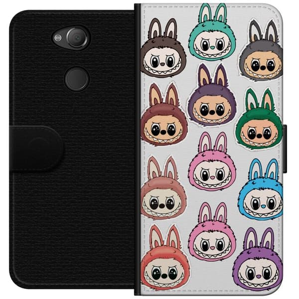 Sony Xperia XA2 Lommeboketui Labubu Macaron Monster - Søt Samlefigur med Stil