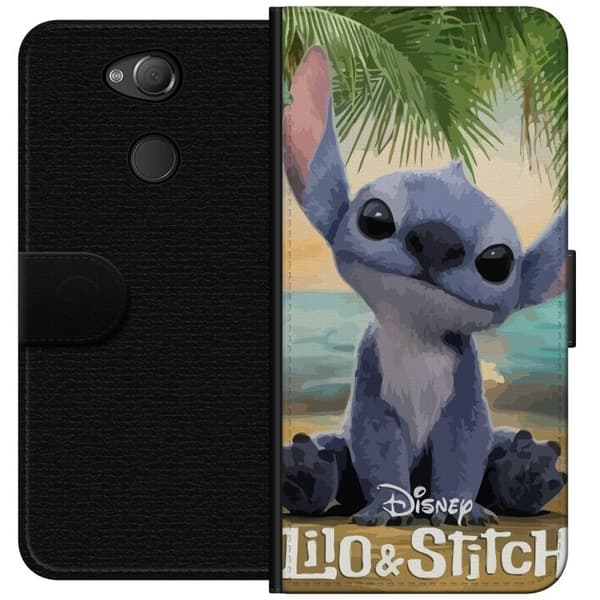 Sony Xperia XA2 Plånboksfodral Stitch Kärleksfull – Med Hjärtan & Kawaii-känsla