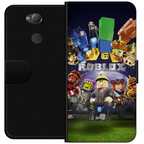 Sony Xperia XA2 Tegnebogsetui Roblox Verden - Gaming Eventyr for Børn og Unge