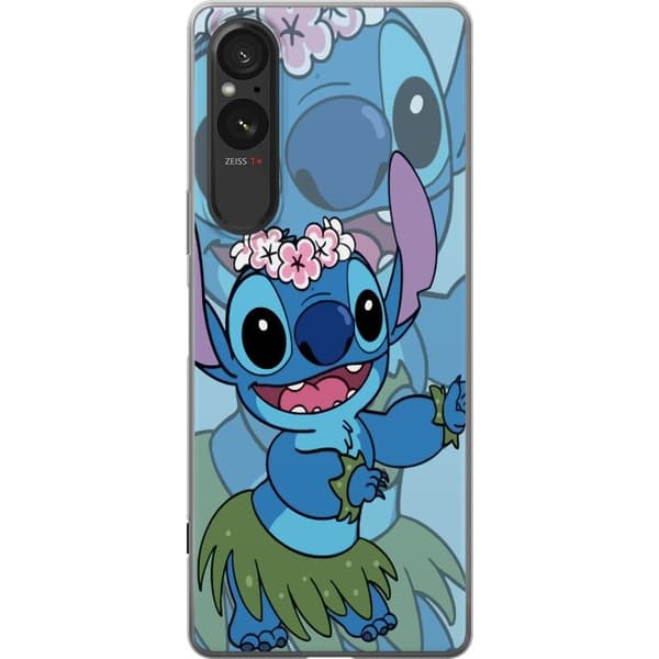 Sony Xperia 5 V Gjennomsiktig deksel Stitch under stjernene - Magisk Anime-stil
