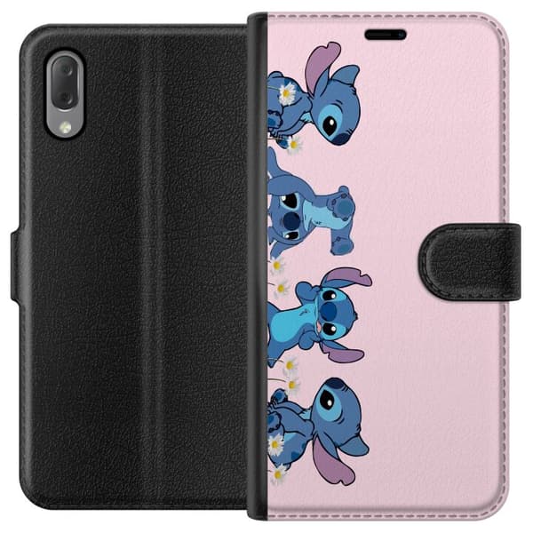 Sony Xperia L3 Tegnebogsetui Stitch Grin & Leg – Perfekt til Telefoncovers eller Plakater