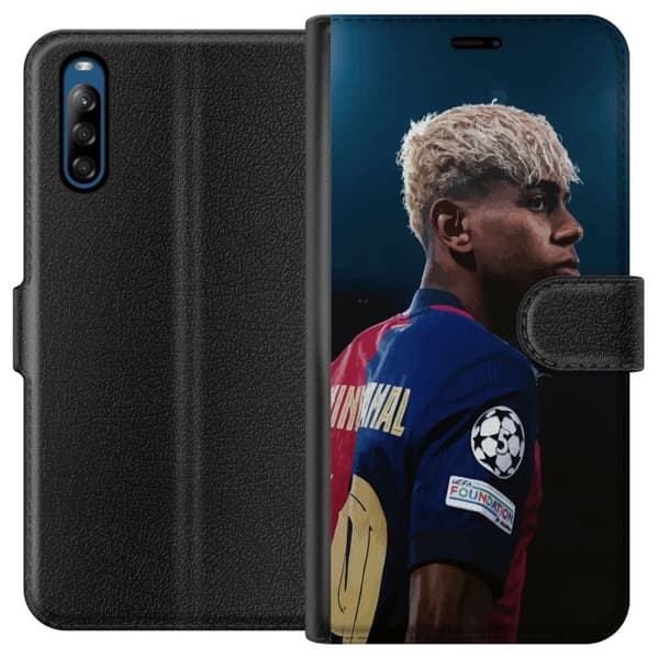 Sony Xperia L4 Tegnebogsetui Lamine Yamal - Barcelonas Wunderkind i fokus