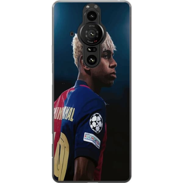 Sony Xperia Pro-I Läpinäkyvä kuori Lamine Yamal - Barcelonan ihmelapsi fokuksessa