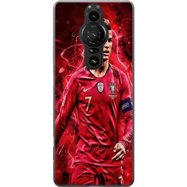 Sony Xperia Pro-I Gjennomsiktig deksel Ronaldo Ferdigheter - CR7 Design for Ekte Supportere
