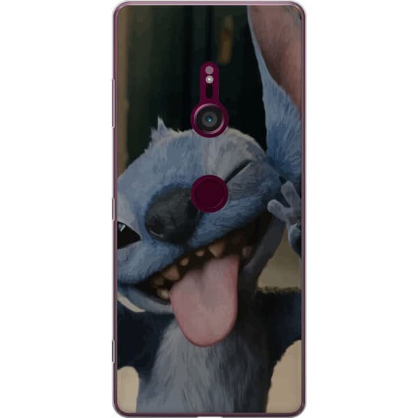 Sony Xperia XZ3 Läpinäkyvä kuori Stitch Söpö Alien - Sininen Suosikki Ulkoavaruudesta