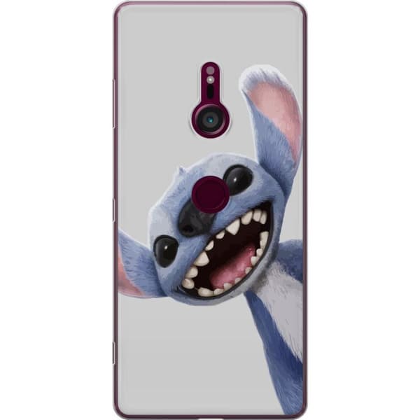 Sony Xperia XZ3 Läpinäkyvä kuori Stitch liikkeessä - Kawaii-suunnittelu faneille ja lapsille