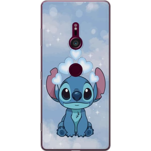 Sony Xperia XZ3 Genomskinligt Skal Stitch Hoppande Glädje – Rolig Design för Present