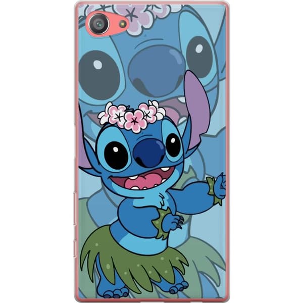 Sony Xperia Z5 Compact Genomskinligt Skal Stitch under Stjärnorna – Magisk Anime-stil