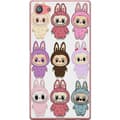 Miniatyrbilde 1 av 3: Sony Xperia Z5 Compact Gjennomsiktig deksel Labubu Pink Monster - Popkunst med Kawaii-touch