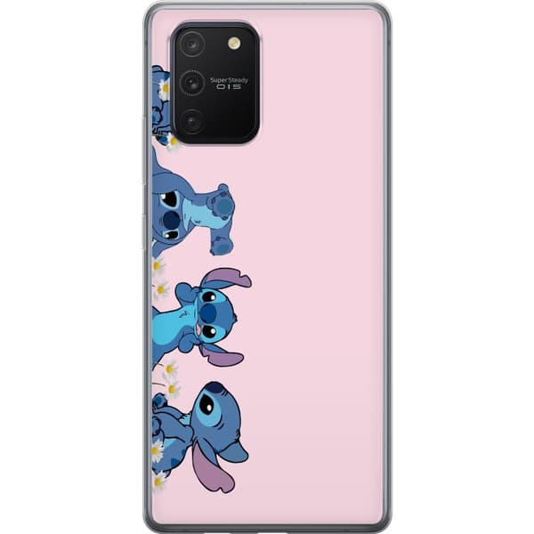 Samsung Galaxy S10 Lite Gennemsigtig cover  Stitch Grin & Leg – Perfekt til Telefoncovers eller Plakater