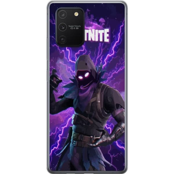 Samsung Galaxy S10 Lite Genomskinligt Skal Fortnite Raven – Mörk Stridsikon från Battle Royale
