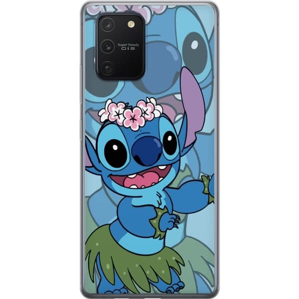 Samsung Galaxy S10 Lite Genomskinligt Skal Stitch under Stjärnorna – Magisk Anime-stil