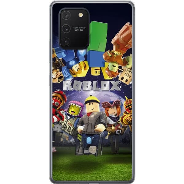 Samsung Galaxy S10 Lite Gjennomsiktig deksel Roblox Verden - Spilleventyr for Barn og Ungdom
