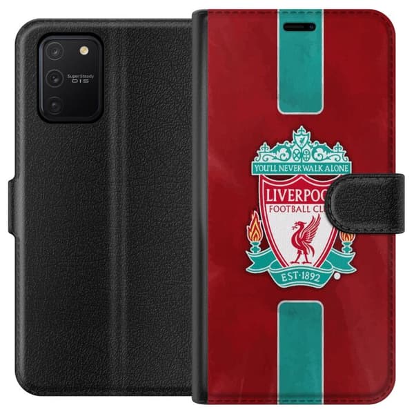 Samsung Galaxy S10 Lite Lompakkokotelo Liverpool FC - Klassinen jalkapallourheilu Punaisena