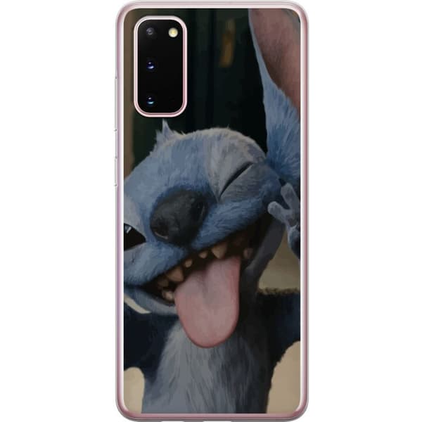 Samsung Galaxy S20 Gjennomsiktig deksel Stitch Søt Alien - Blå Favoritt fra Ytre Rommet