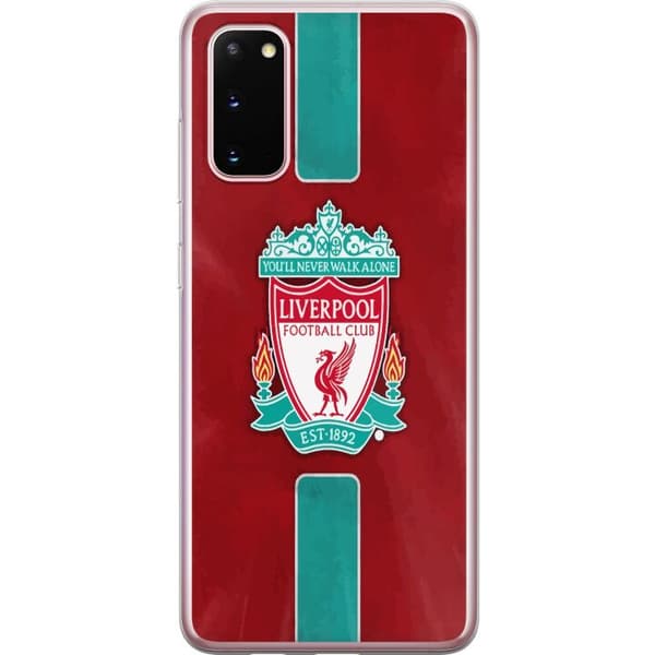 Samsung Galaxy S20 Gjennomsiktig deksel Liverpool FC - Klassisk Fotballstolthet i Rødt
