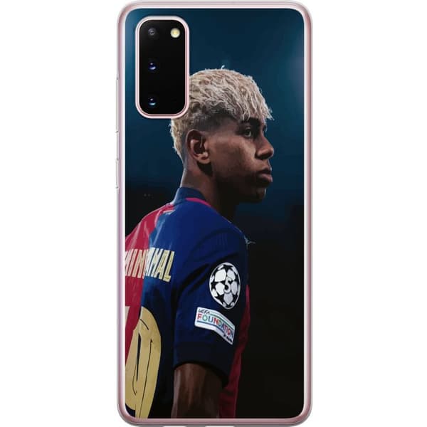 Samsung Galaxy S20 Gjennomsiktig deksel Lamine Yamal - Barcelonas Wonderkid i Fokus