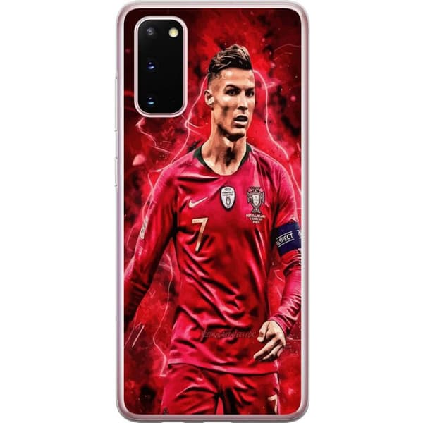 Samsung Galaxy S20 Gjennomsiktig deksel Ronaldo Ferdigheter - CR7 Design for Ekte Supportere