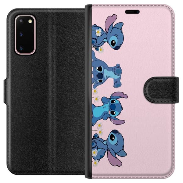 Samsung Galaxy S20 Lommeboketui Stitch Ler & Leker – Perfekt for Mobildeksler eller Postere