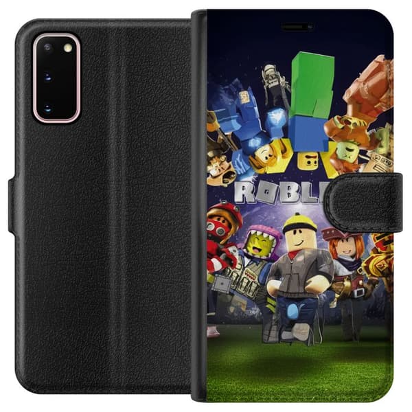 Samsung Galaxy S20 Lommeboketui Roblox Verden - Spilleventyr for Barn og Ungdom