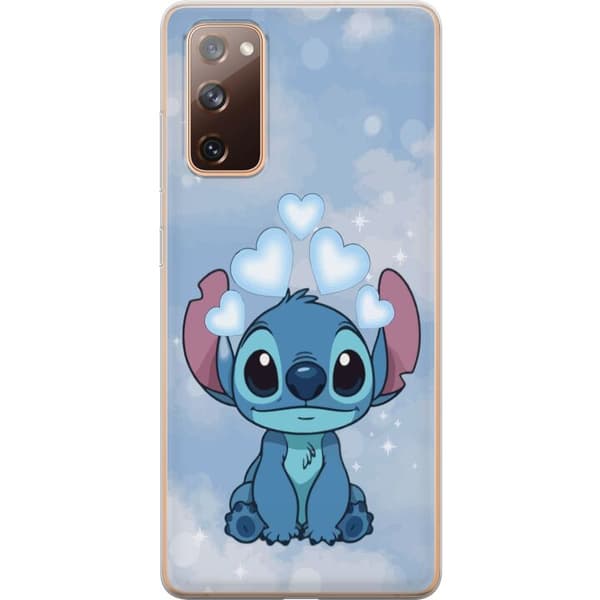 Samsung Galaxy S20 FE Läpinäkyvä kuori Stitch Hyppäävä Ilo - Hauska Suunnittelu Lahjalle
