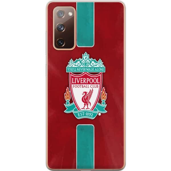 Samsung Galaxy S20 FE Läpinäkyvä kuori Liverpool FC - Klassinen jalkapallourheilu Punaisena