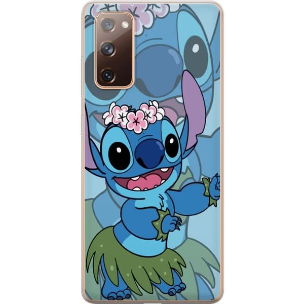 Samsung Galaxy S20 FE Läpinäkyvä kuori Stitch tähtien alla - Taianomainen Anime-tyyli