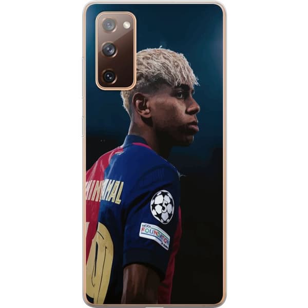 Samsung Galaxy S20 FE Gennemsigtig cover Lamine Yamal - Barcelonas Wunderkind i fokus