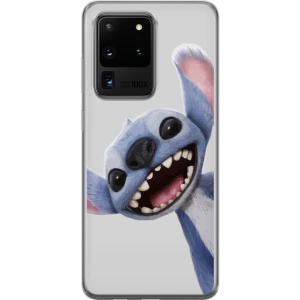 Samsung Galaxy S20 Ultra Gjennomsiktig deksel Stitch i Fart - Kawaii Design for Fans & Barn
