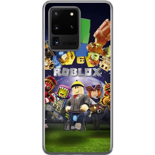 Samsung Galaxy S20 Ultra Gjennomsiktig deksel Roblox Verden - Spilleventyr for Barn og Ungdom
