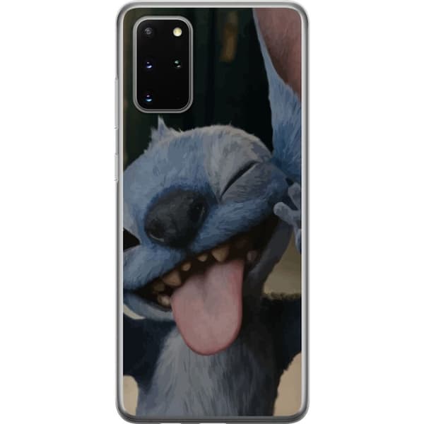 Samsung Galaxy S20+ Läpinäkyvä kuori Stitch Söpö Alien - Sininen Suosikki Ulkoavaruudesta