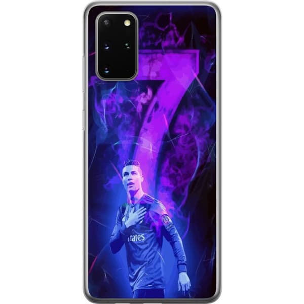Samsung Galaxy S20+ Gennemsigtig cover Ronaldo 7 - Fodboldlegende i Handling for Fans