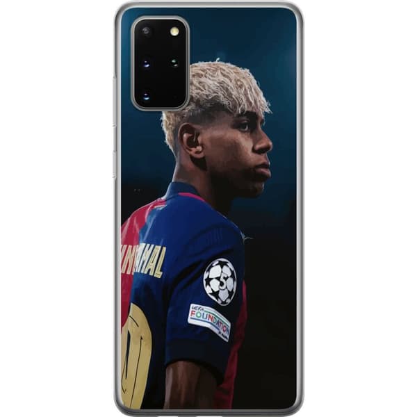 Samsung Galaxy S20+ Läpinäkyvä kuori Lamine Yamal - Barcelonan ihmelapsi fokuksessa