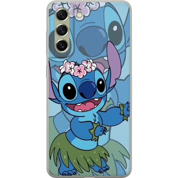 Samsung Galaxy S21 FE 5G Genomskinligt Skal Stitch under Stjärnorna – Magisk Anime-stil
