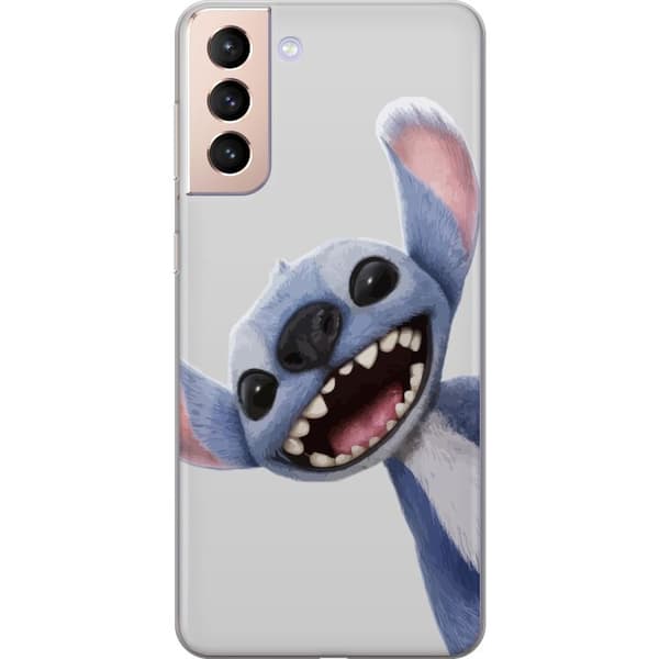 Samsung Galaxy S21 Gennemsigtig cover Stitch i fart - Kawaii-design til fans & børn