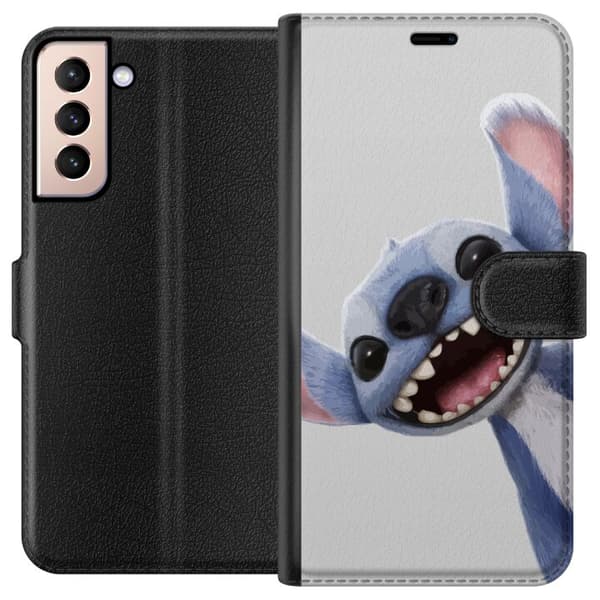Samsung Galaxy S21 Tegnebogsetui Stitch i fart - Kawaii-design til fans & børn