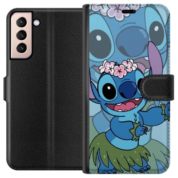 Samsung Galaxy S21 Plånboksfodral Stitch under Stjärnorna – Magisk Anime-stil