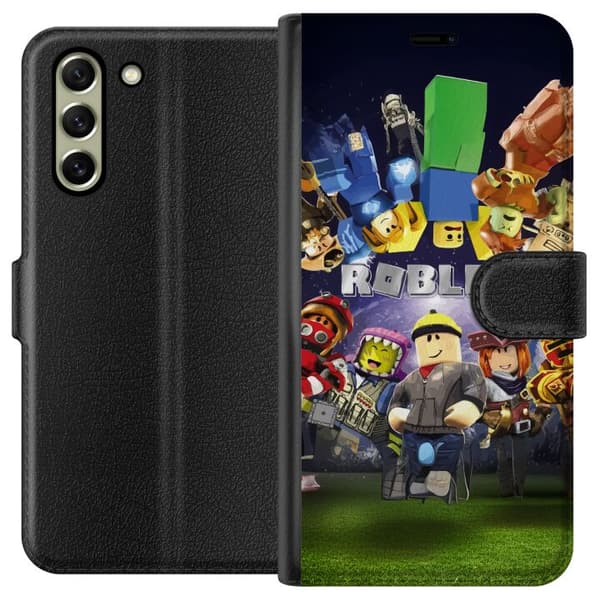 Samsung Galaxy S21 FE 5G Lompakkokotelo Roblox Maailma - Pelaamisseikkailu Lapsille ja Nuorille