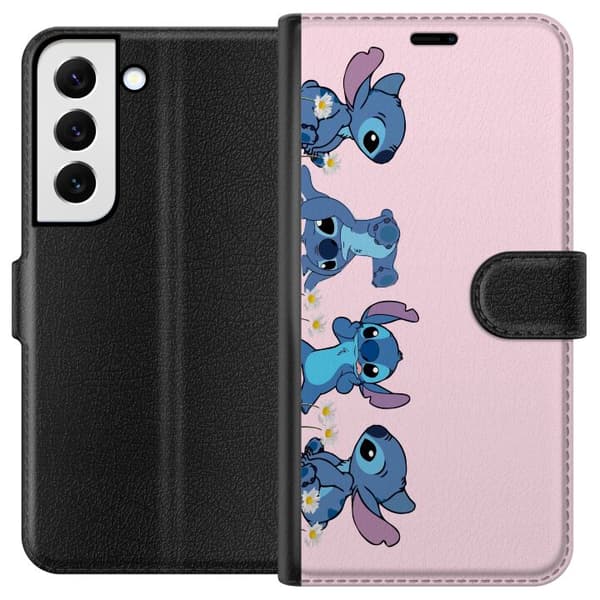 Samsung Galaxy S22+ 5G Lommeboketui  Stitch Ler & Leker – Perfekt for Mobildeksler eller Postere
