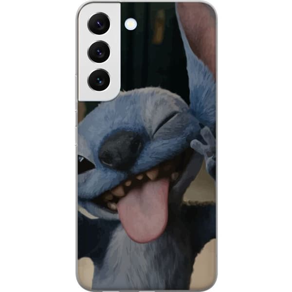 Samsung Galaxy S22 5G Gjennomsiktig deksel Stitch Søt Alien - Blå Favoritt fra Ytre Rommet